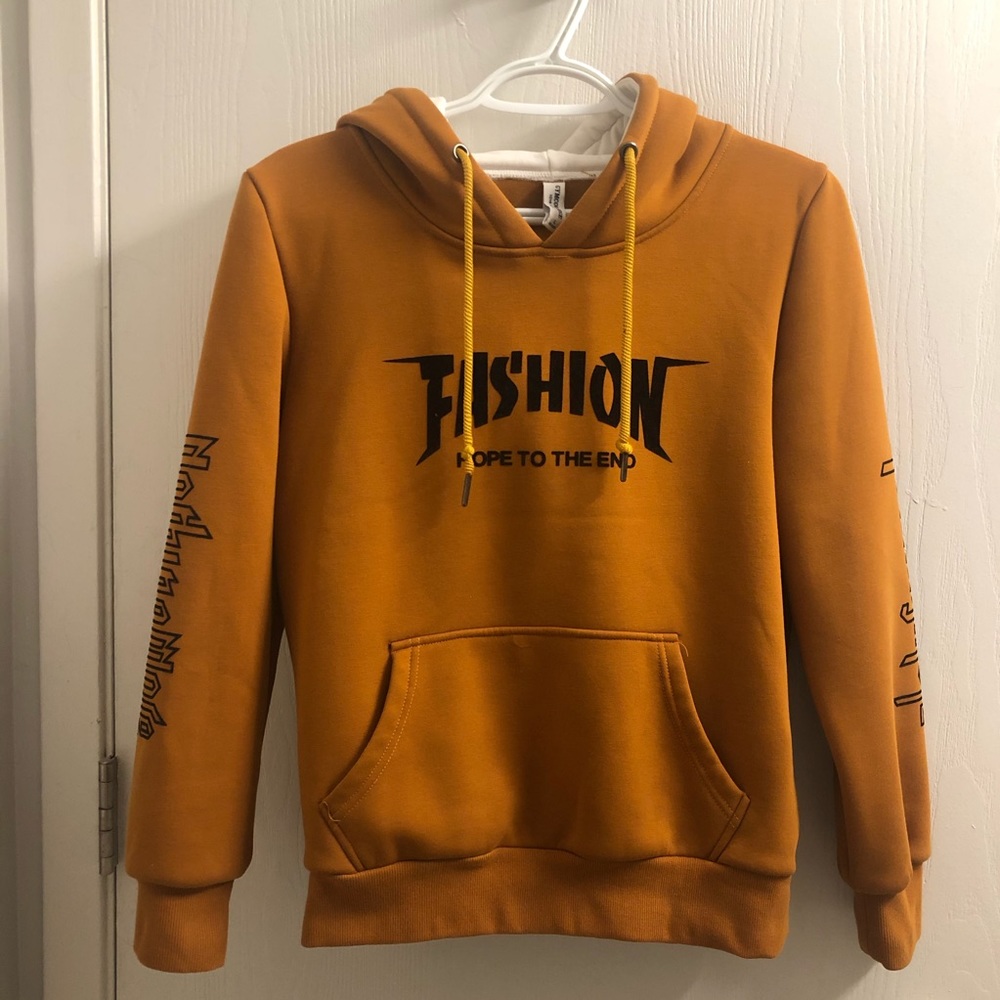 Womens orange hoodie XS